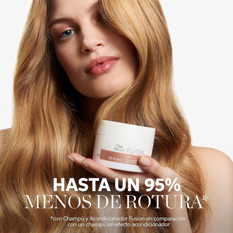 FUSION Intense Repair Hair Mask - Tratamento Hidratante para Cabelo Seco e Danificado - Brilho e Anti-Quebra 75ml