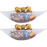 2 PK - Simplehouseware Stuffed Animal Jumbo Toy Storage Hammock