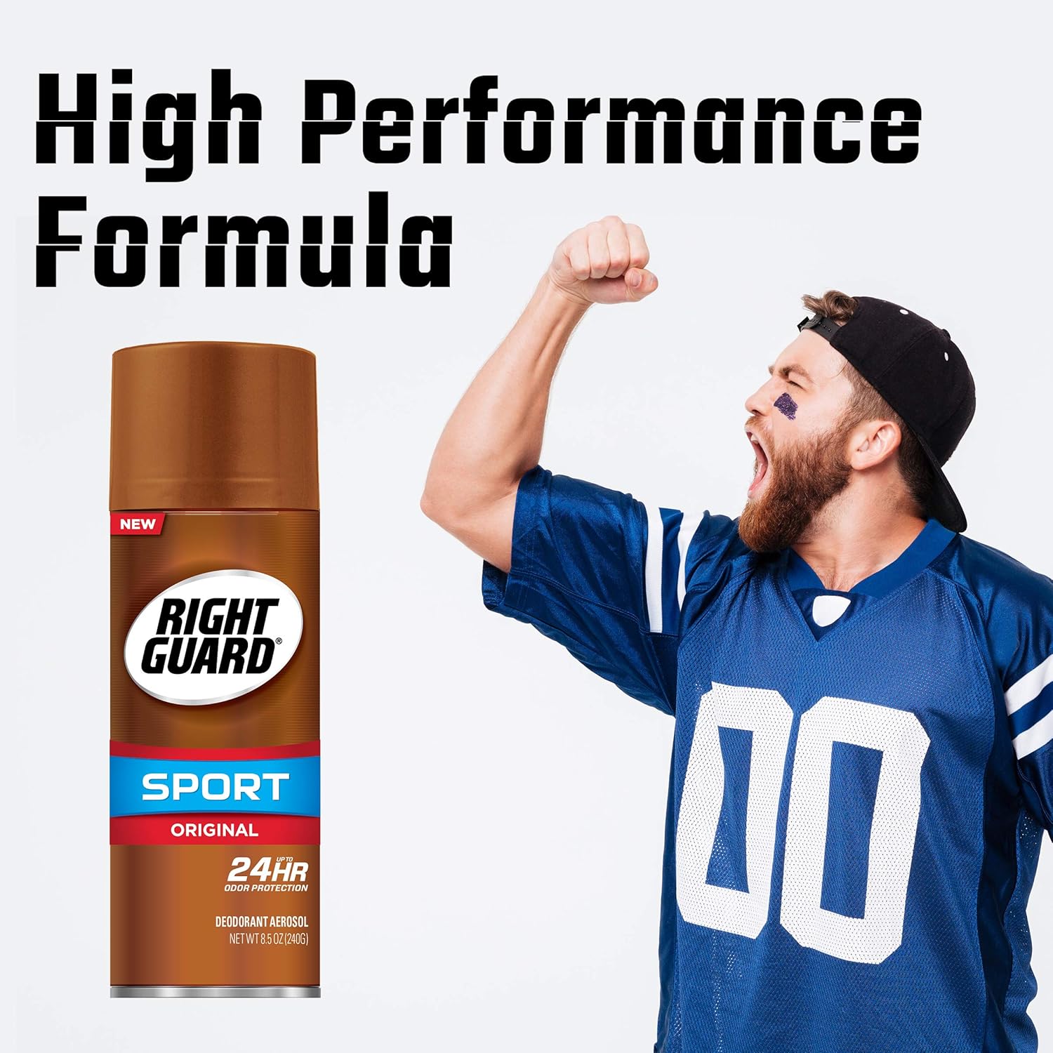 Right Guard Sport Original Deodorant Aerosol Spray, 2 Count : Beauty