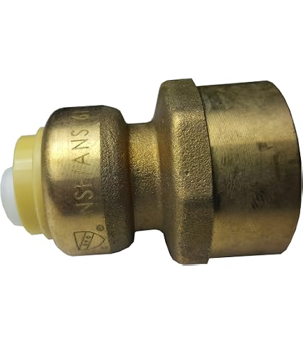 25 Pack XFITTING 3/4 X 3/4 Push Fit Coupling Fittings, Lead Free
