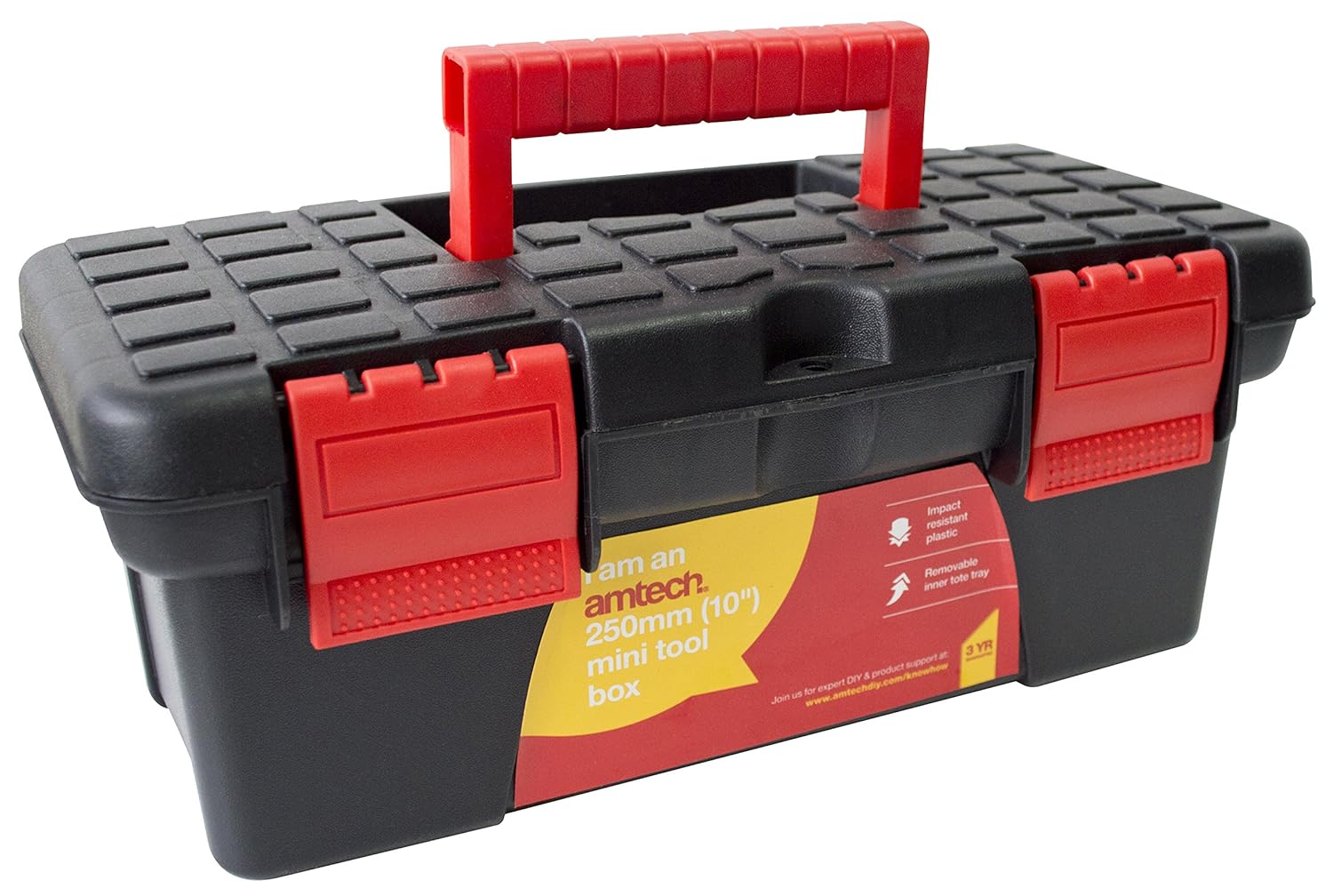 High Quality 10" Mini Small Plastic Tool Box With Removable Tray Builders/DIY