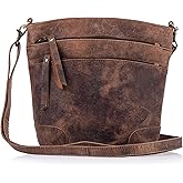 Leather Crossbody Bag for women purse tote ladies bags satchel travel tote shoulder bag