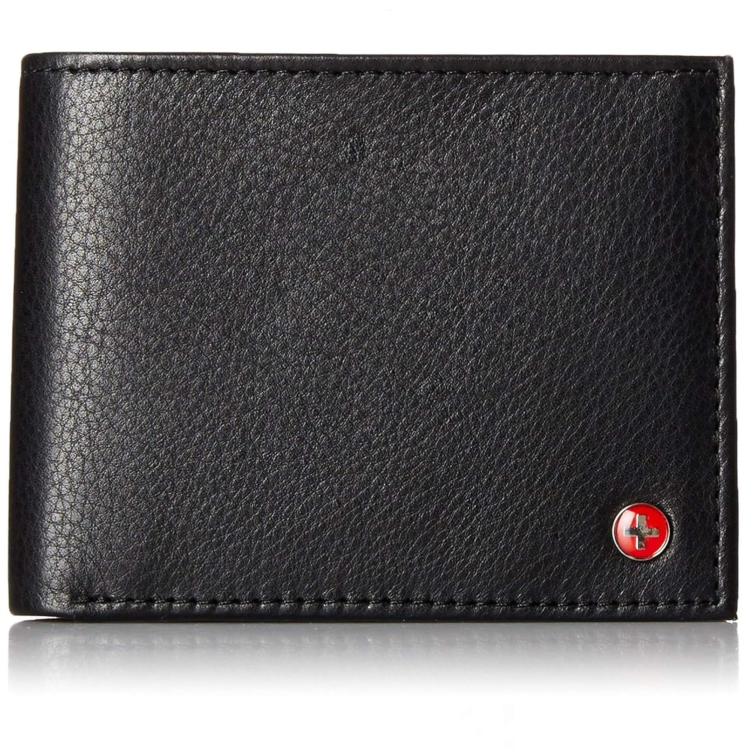 Buy Alpine Swiss Mens Deluxe Leather Wallet 14 Pocket 1 Bill Section