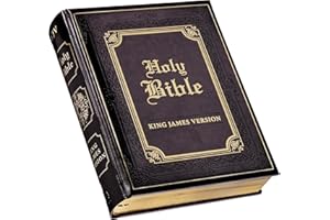 KJV Holy Bible, Classically Illustrated Heirloom Family Bible, Faux Leather Hardcover - Ribbon Markers, King James Version, Dark Brown/Gold (KJV Family Editions)