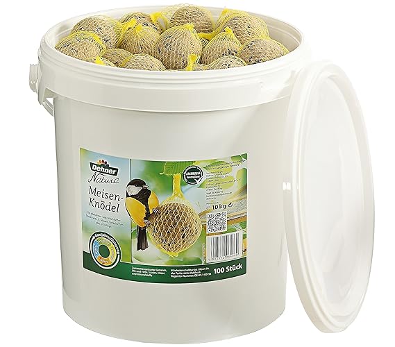 Dehner Natura Wildvogelfutter, Meisenknödel, mit Netz, 100 Stück (10 kg)