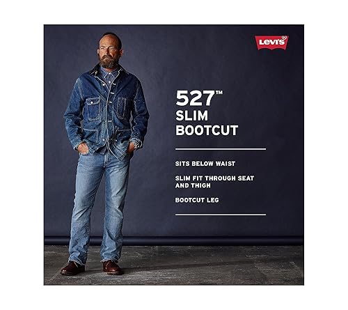 Levi's Men's 527 Slim Bootcut Fit Jeans, (New) Medium Chipped, 29W