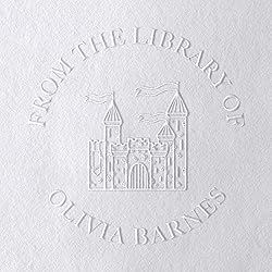 Personalized Book Embosser or Stamp Custom Round