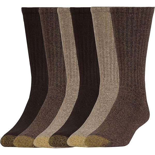 Gold Toe Men's Crew Socks 3-Pack - Black Marl, Mid Calf Cushioned, Shoe Size 6-12.5, Gold Toe Men's Crew Socks 3-Pack - Black Marl, Mid Calf Cushioned, Shoe Size 6-12.5,