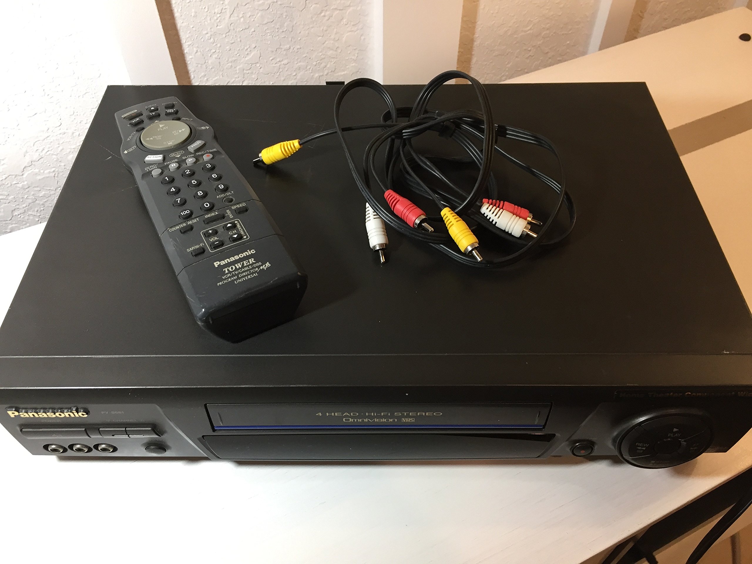 Buy Panasonic PV8661 4 Head OmniVision VCR VHS Tape Recorder Player Hi