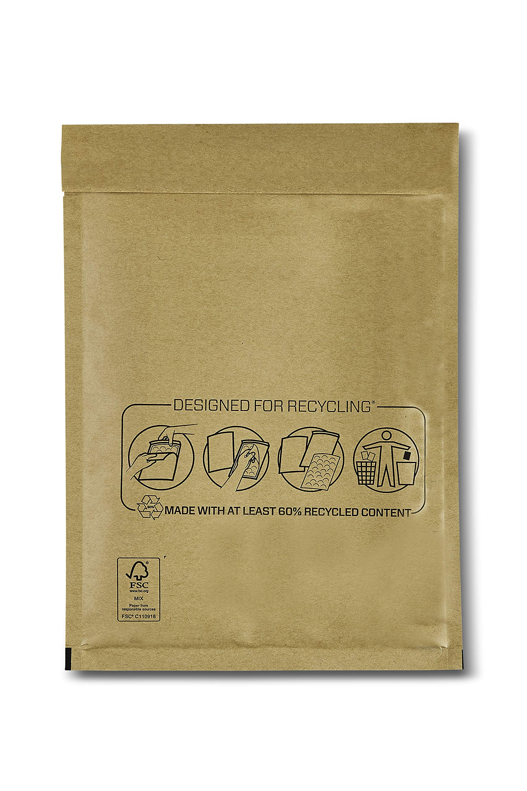 BANKERS BOX Pack of 10 Padded Bubble Envelopes 22x33 cm (Nº16) for Fragile Shipping