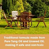 Furniture Clinic Teak Oil 2.5L - Wood Restorer Protector for Garden Furniture view 8