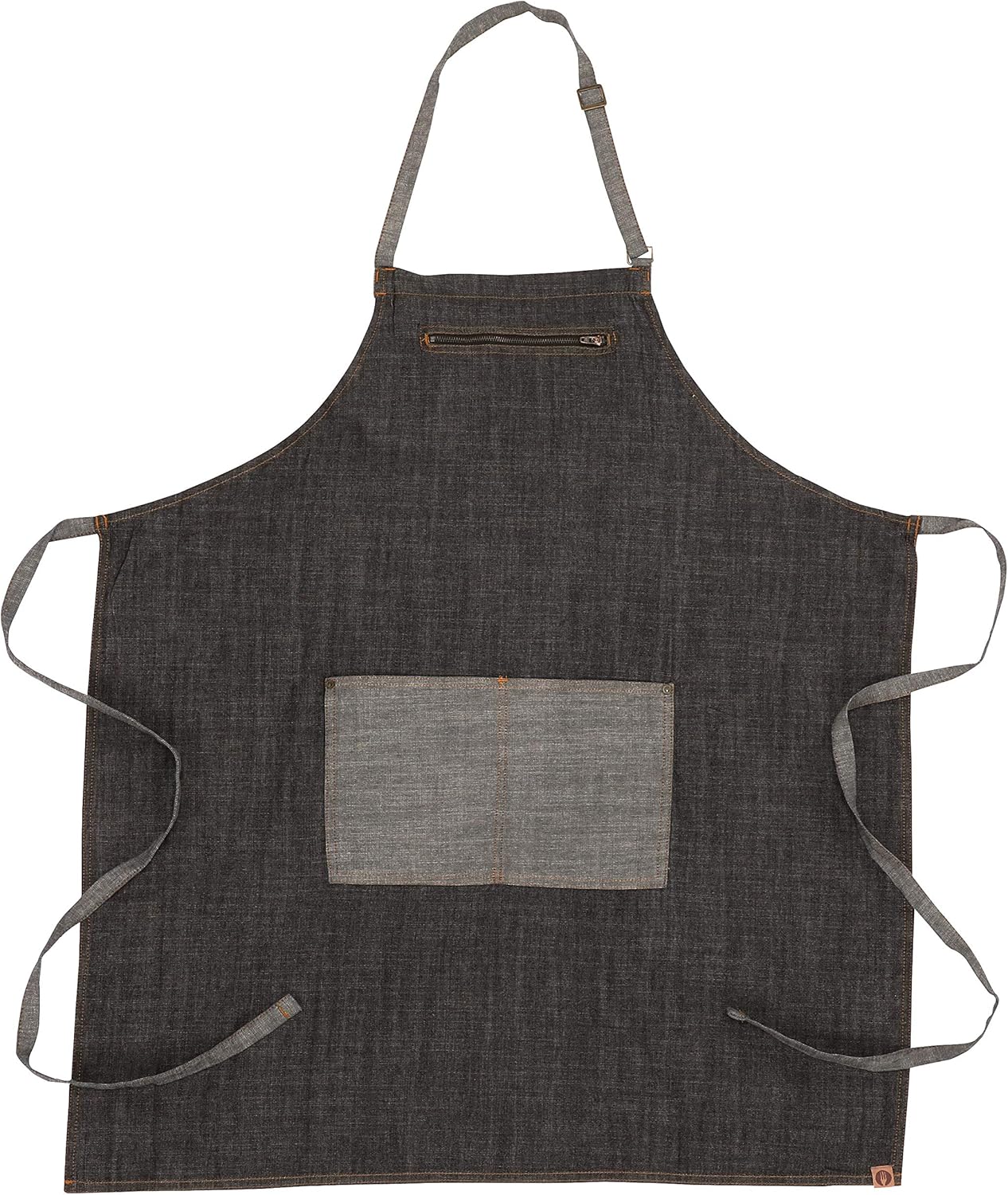 Chef Works Unisex Manhattan Bib Apron, Black, One Size: Clothing