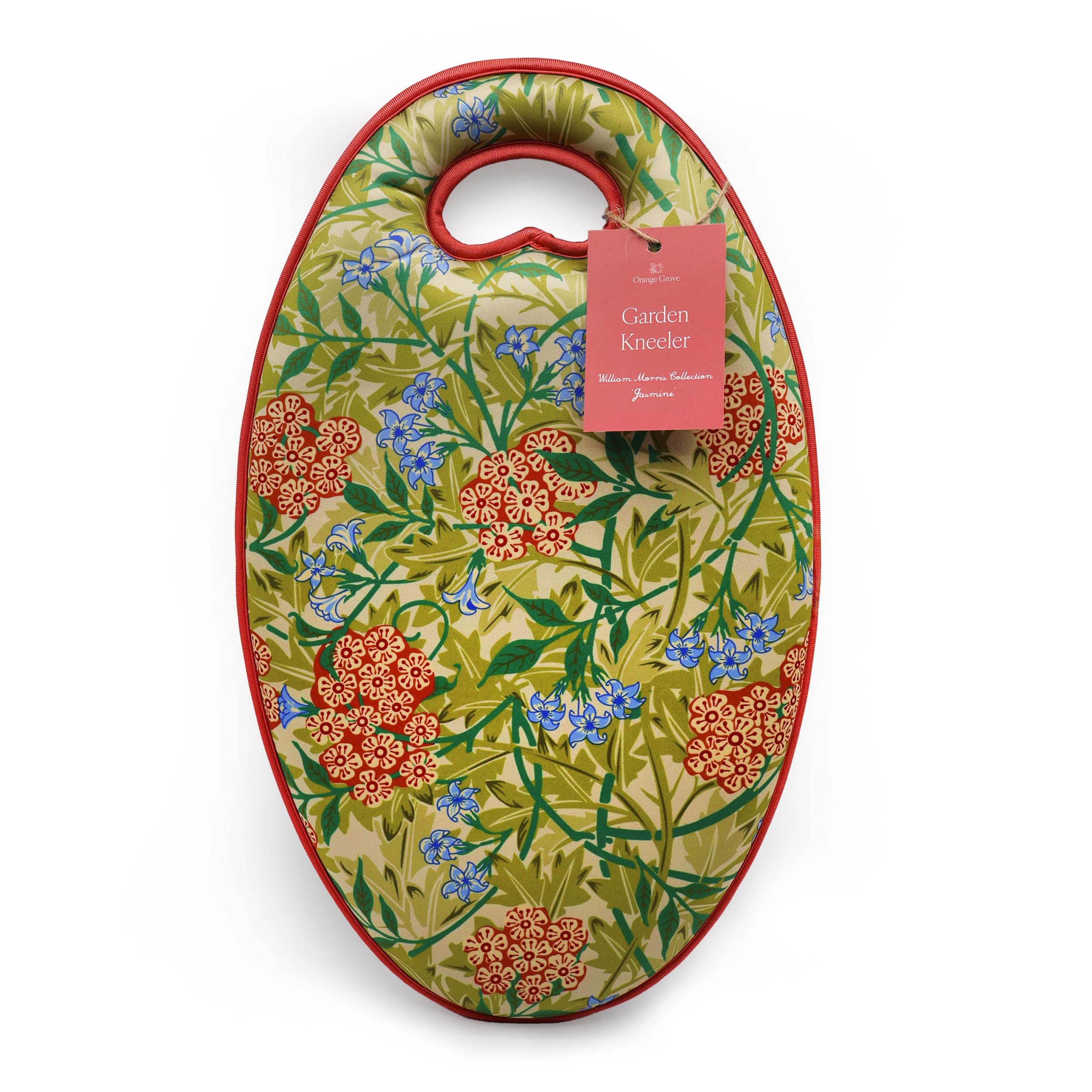 Robert Frederick Garden Kneeler - William Morris Design - Padded Memory Foam, Green