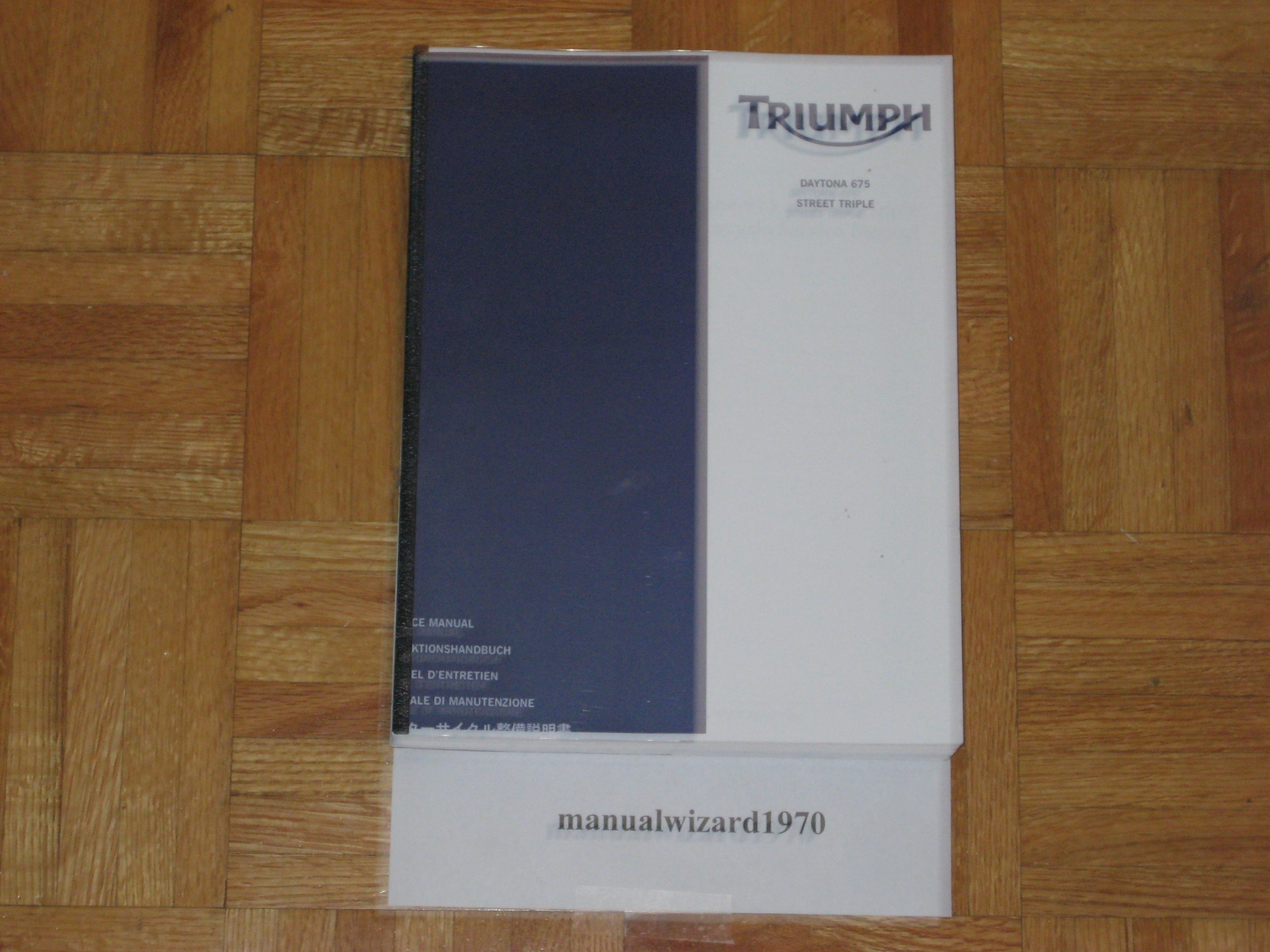 2006 2007 2008 Triumph Daytona 675 Street Triple 675 Service Manual Paper  Part# T3851760 Unknown Binding – 2007