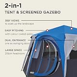 Coleman Octagon Tent 6-8 Man Festival Dome Waterproof Groundsheet view 2