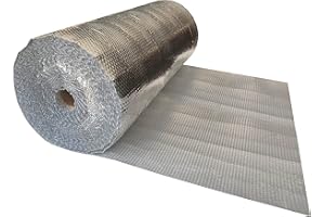 UBmove USA Reflective Insulation Bubble Roll, 48" Width x 125' Length, Bubble Pack, Colder Climates, One-Sided Thermal Bubble Roll, Radiant Barrier Bubble Wrap