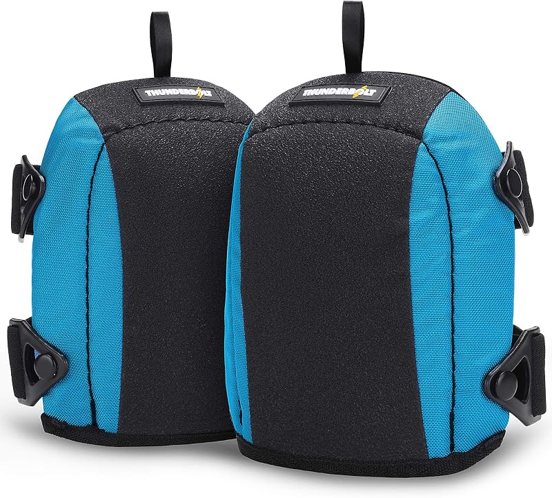 Thunderbolt Leather Knee Pads Work Construction Flooring Plumbing Cleaning