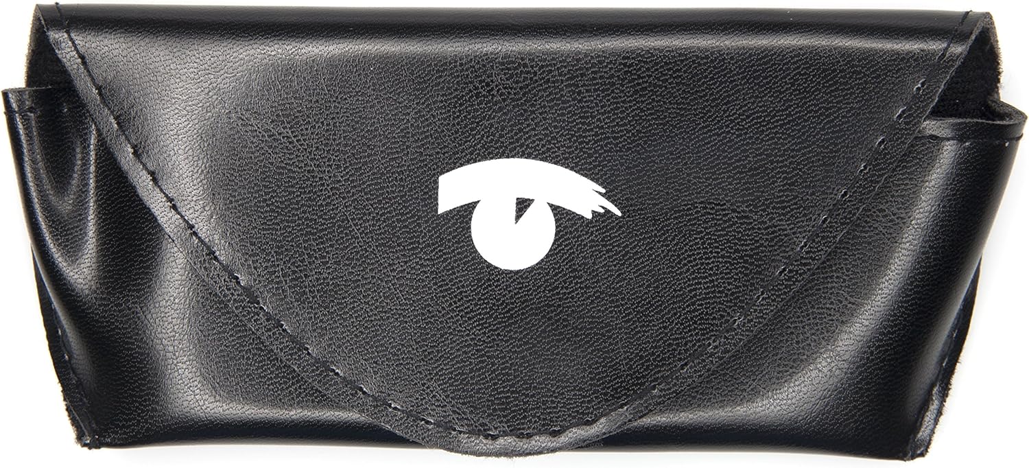 NEW Visionworks Soft Eyeglasses Case Pouch Black 160x75x20 with Cleaning Cloth at Amazon Women’s