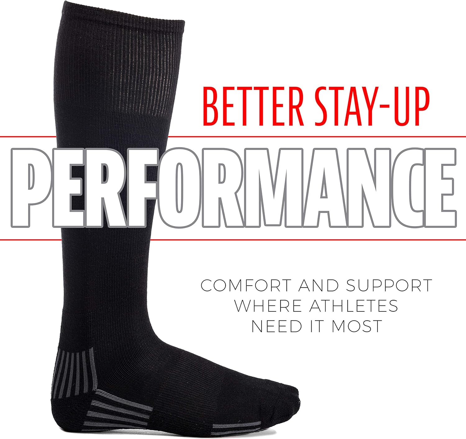 Franklin Sports Youth Baseball Socks - Baseball and Softball Socks - Black, Blue, Red, Navy Socks: Clothing
