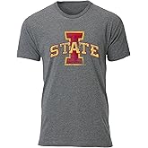 NCAA Iowa State Cyclones Tri Blend Short Sleeve Tee, Small, Premium Heather