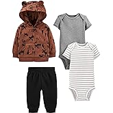 Simple Joys by Carter's baby-boys 4-piece Jacket, Pant, and Bodysuit Set