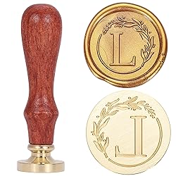 Yoption Letter Wax Seal Kit, Vintage Initial