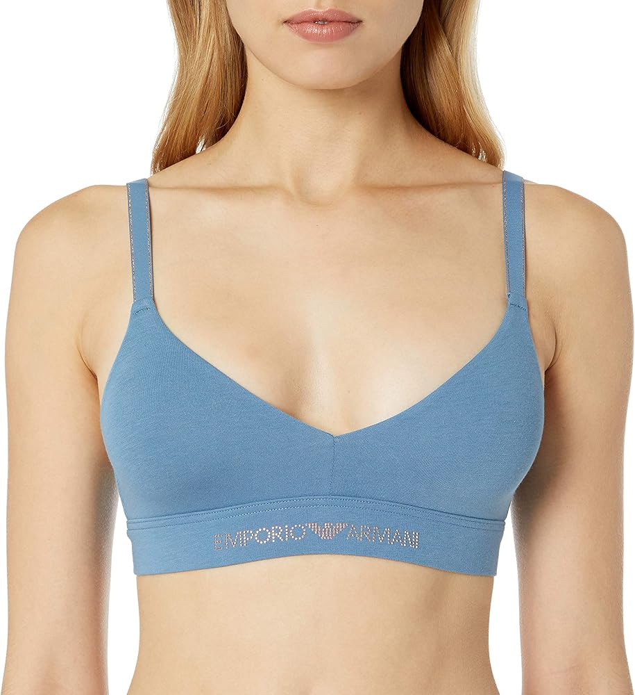cotton triangle bra