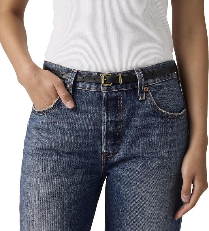 Dillon Narrow Belt APPAREL_BELT Mujer, Blacks, 90 — foto 1 de 4