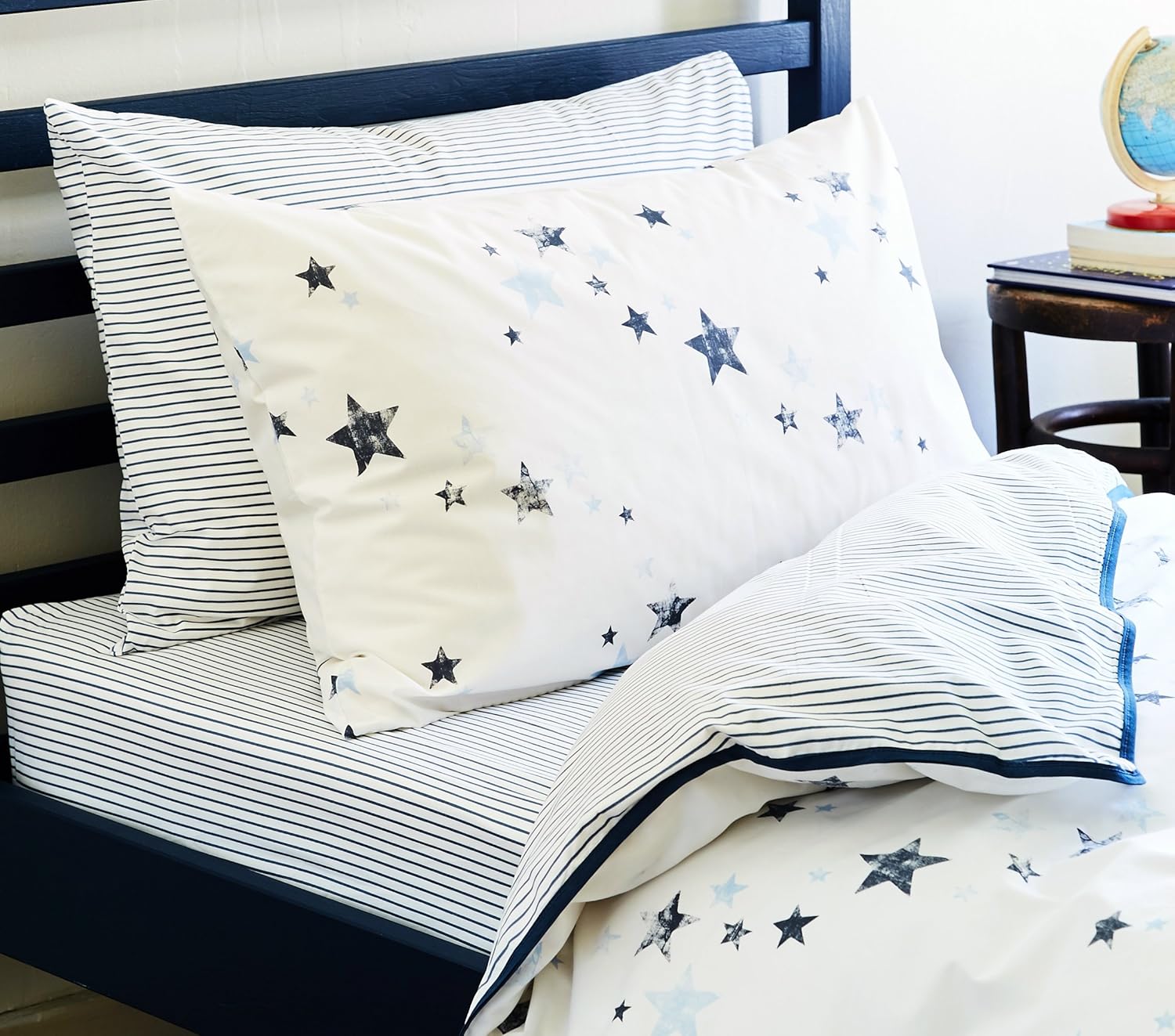 Potato Stamp Stars Organic Cotton Cot Bed Duvet Cover Set Amazon