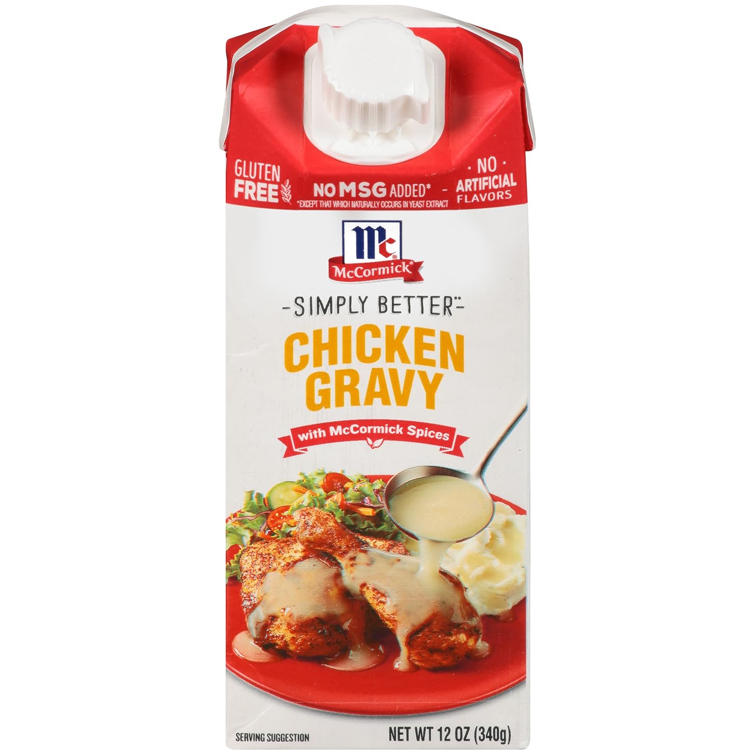 McCormick Simply Better Chicken Gravy, 12 oz (Pack of 8)