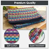 Emma Barclay 6 Pack 100% Cotton Tea Towels Multicoloured Chequered view 3