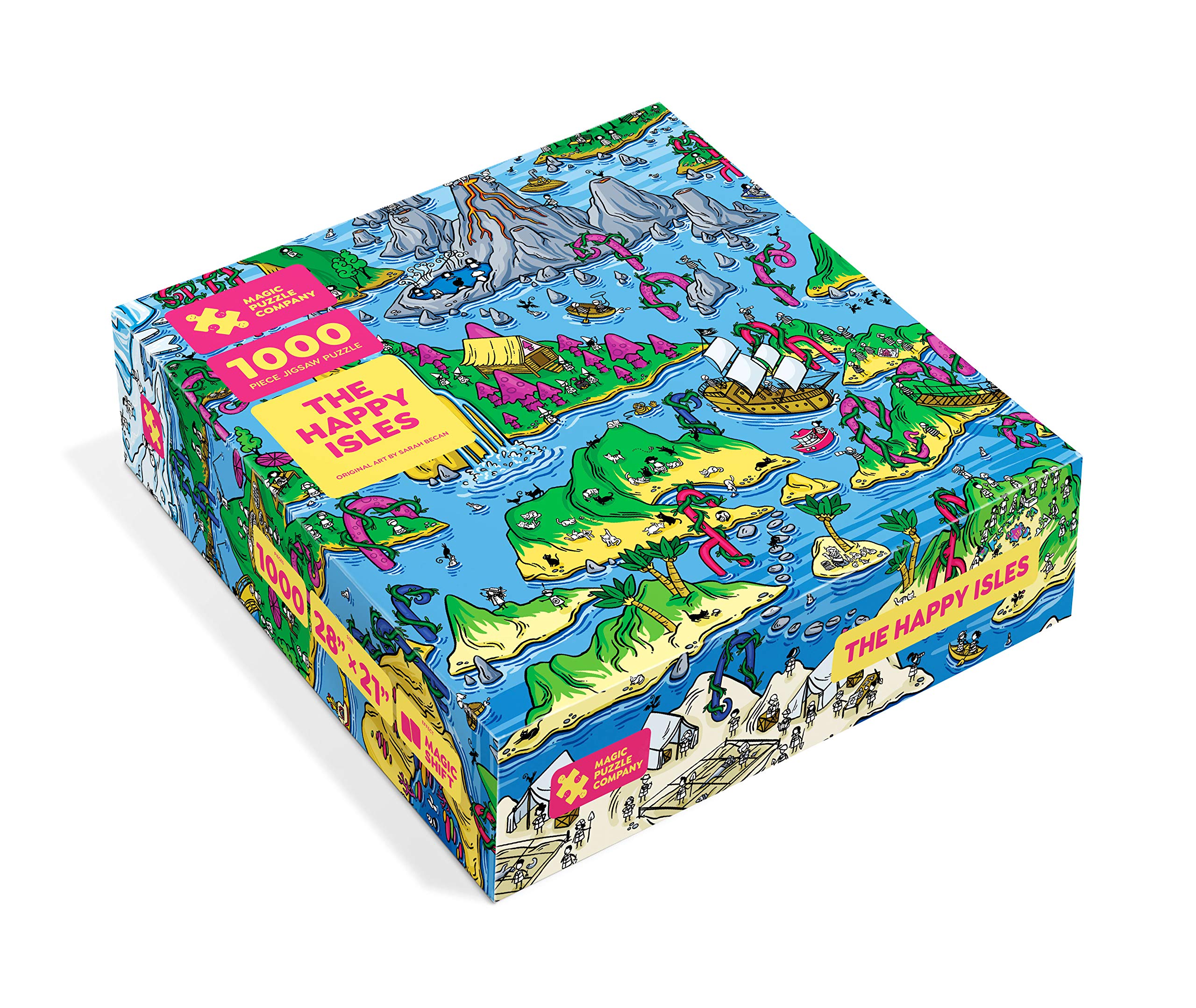 The Happy Isles 1000 Piece Jigsaw Puzzle from The Magic Puzzle Compa | amzdealz