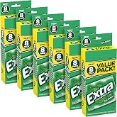 EXTRA Chewing Gum Sugar-Free, Spearmint Flavor, 8 ct/Box, Pack of 6 (48 Count Total) Bulk, Mint Gum