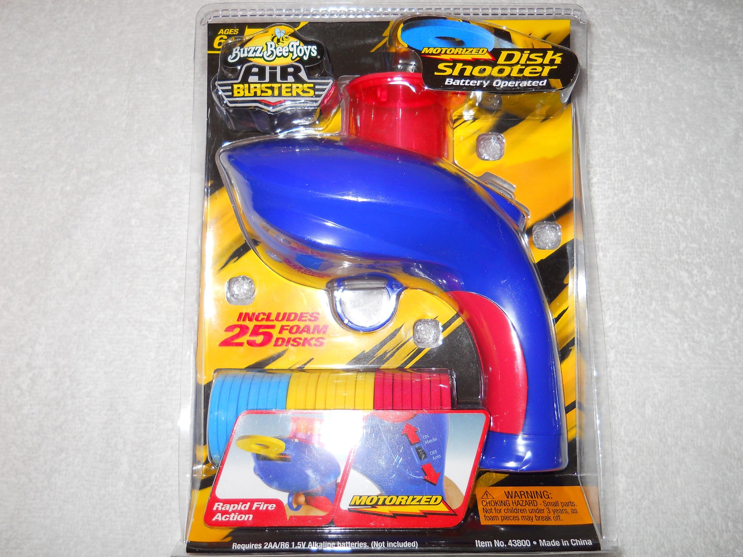 BUZZBEE AIR BLASTER MOTORIZED DISK SHOOTER [BATTERY OPERATED]