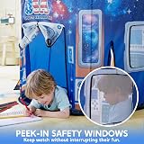 JOYIN Space Rocket Tent Kids Pop Up Glow Night Astronaut Pretend Play view 5