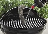 Weber Three-Sided Barbecue Brush 30 cm Stainless Bristles Non-Slip Handle view 3