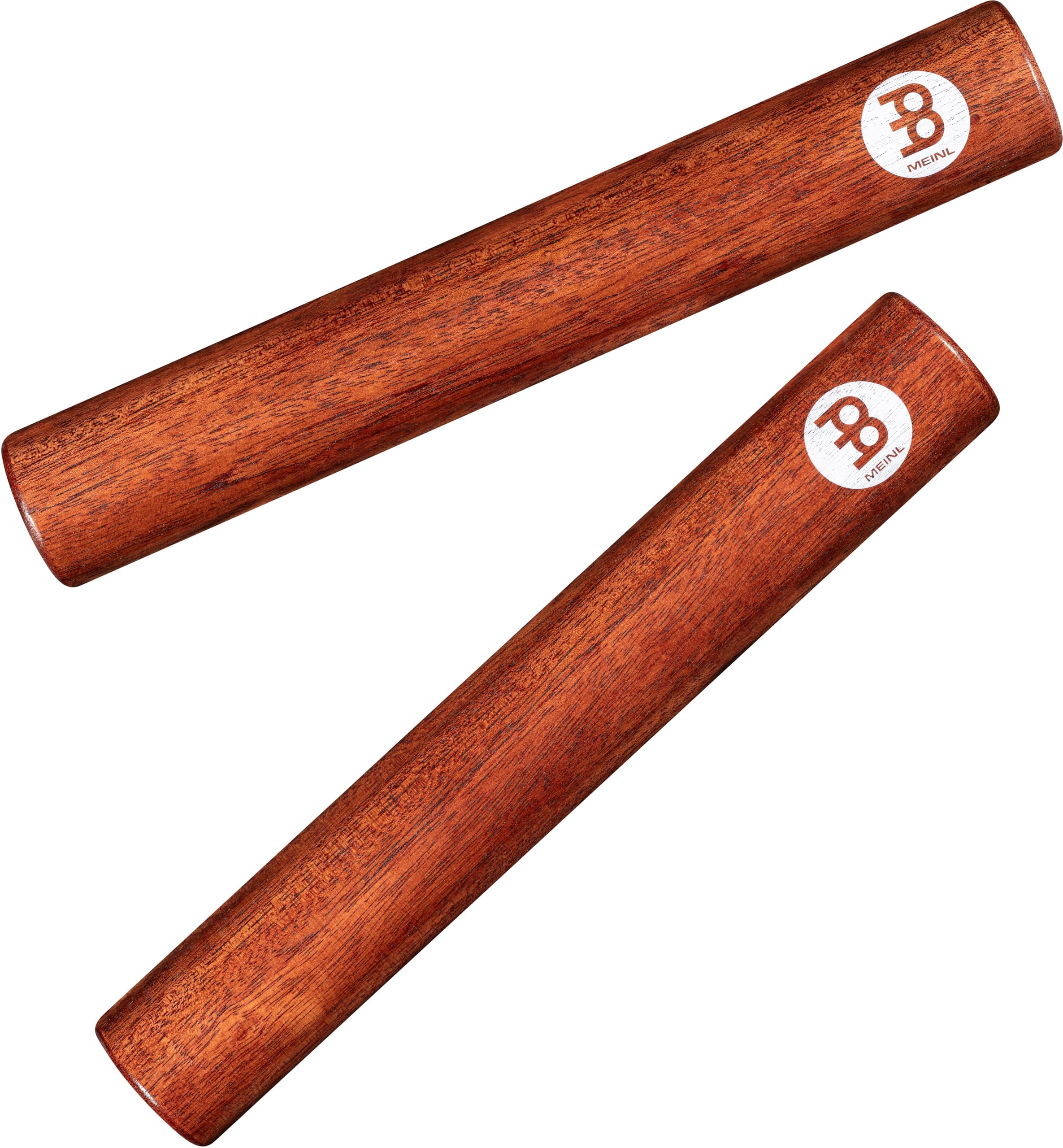 Meinl Percussion Wood Claves Instrument - 1 Pair of Cylindrical Claves - Musical Instrument - Walnut, Natural (CL4IW)
