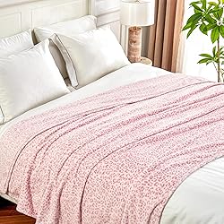 Edenleaf Leopard Print Blanket Fleece Throw Blanket
