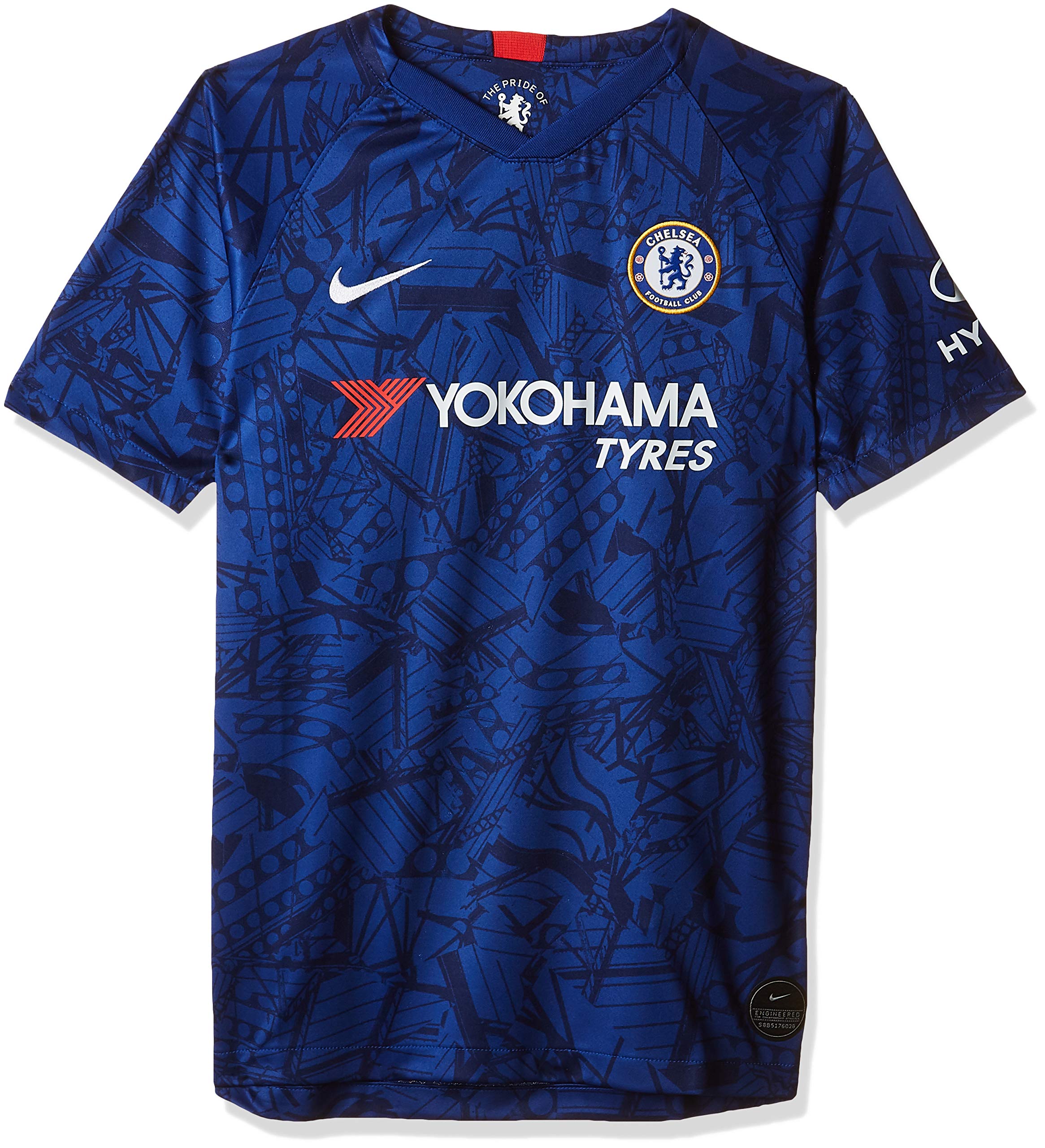 Nike CFC Y Nk BRT Stad JSY Ss HM T-Shirt - Rush Blue/White, X-Large