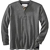 Legendary Whitetails Men's Henley Shirt Long Sleeve Heavyweight Double Thermal Layer
