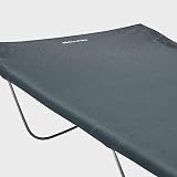 Eurohike Utah 4 Leg Camp Bed Durable Fabric Carry Bag 180x57x18cm Grey view 3
