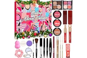 GDWDGJ Makeup Advent Calendar 2025 Teen Girls Women Beauty Make Up Advent Calendar, 24 Days 2025 Christmas Countdown Full Makeup Kits Beauty Skincare Sets Gifts For Teen Girls women