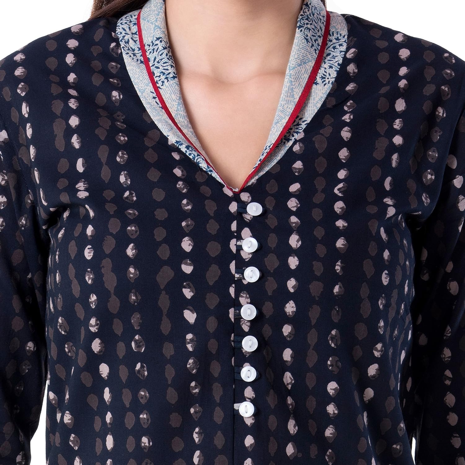 khushal women's cotton printed kurta with palazzo