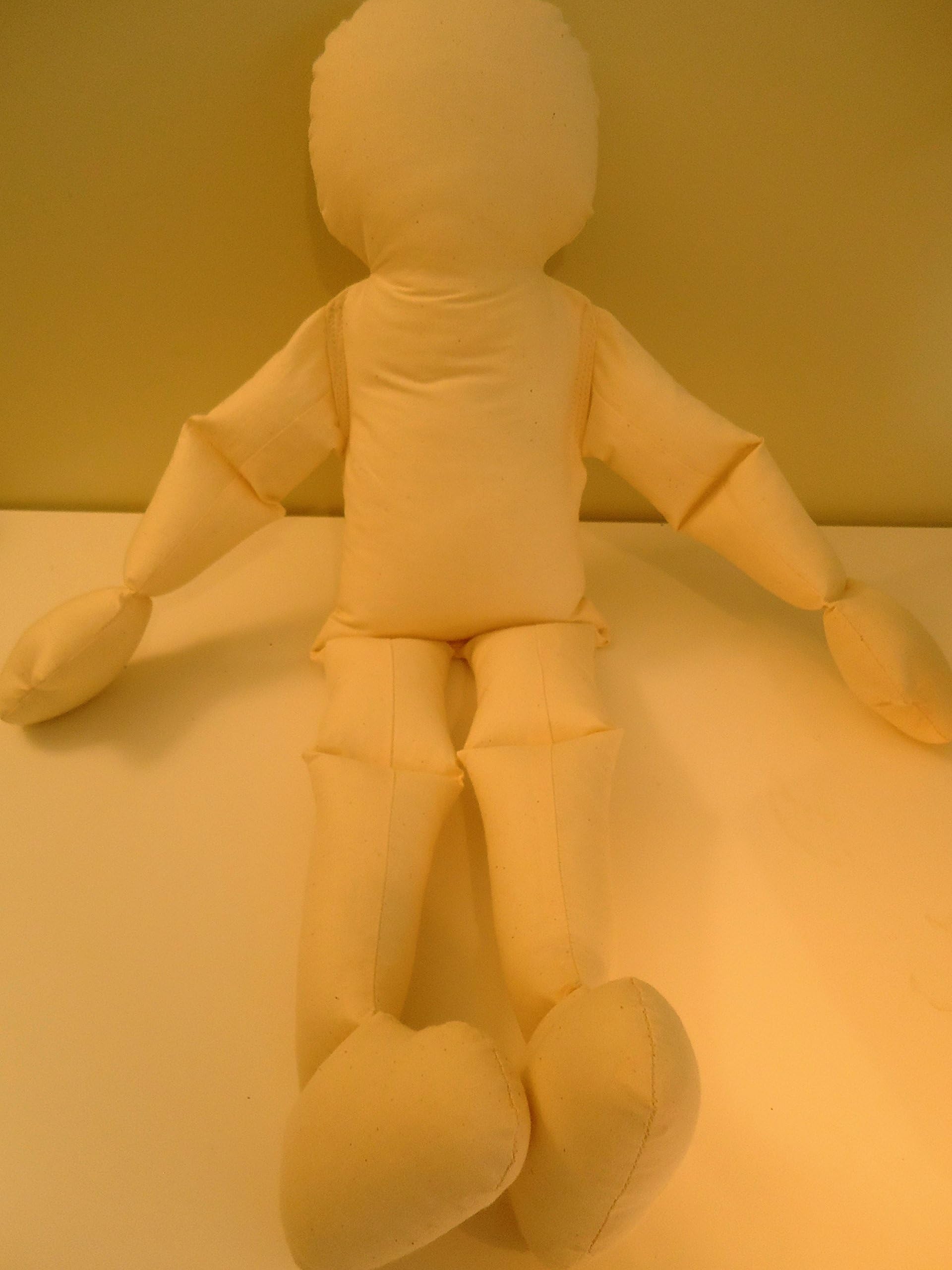 NDT Physical Therapy Cloth Doll Body PreSewn Jointed Toddler Doll Blank 23 by katiesdolls