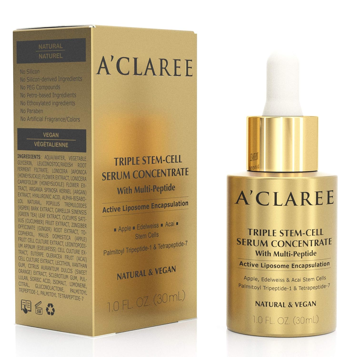 vegan peptide serum