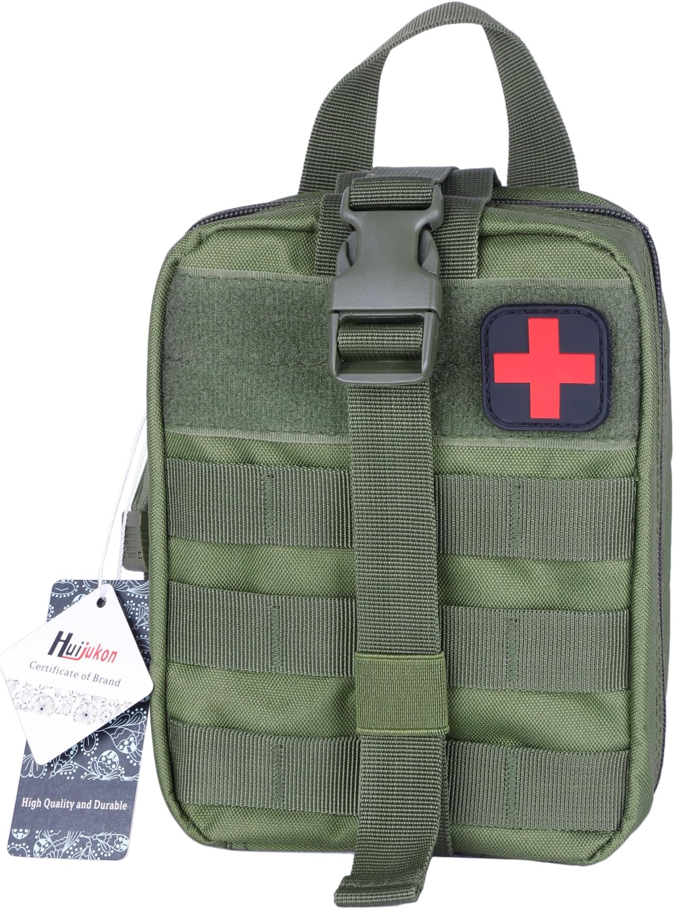 Huijukon Tactical MOLLE Rip-Away EMT Pouch Medical First Aid IFAK Pouch