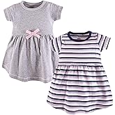 Touched by Nature Baby-Girls Organic Cotton Short-Sleeve and Long-Sleeve Dresses