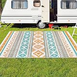 Famibay Outdoor Rug Recycled Plastic Waterproof Patio Garden Mat Reversible view 7