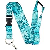 Limeloot Lanyard for Keys, ID Badge, Accessories | Neck Lanyard for Men and Women with Quick Release Buckle and Flat Ring
