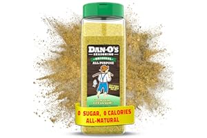 Dan-O's Original Seasoning - Great on Chicken, Meats, Veggies - All-Purpose, All-natural, Sugar Free, Zero Calorie, Savory Seasoning for Cooking Anything, marinade, rub, dips - Large bottle (20oz)